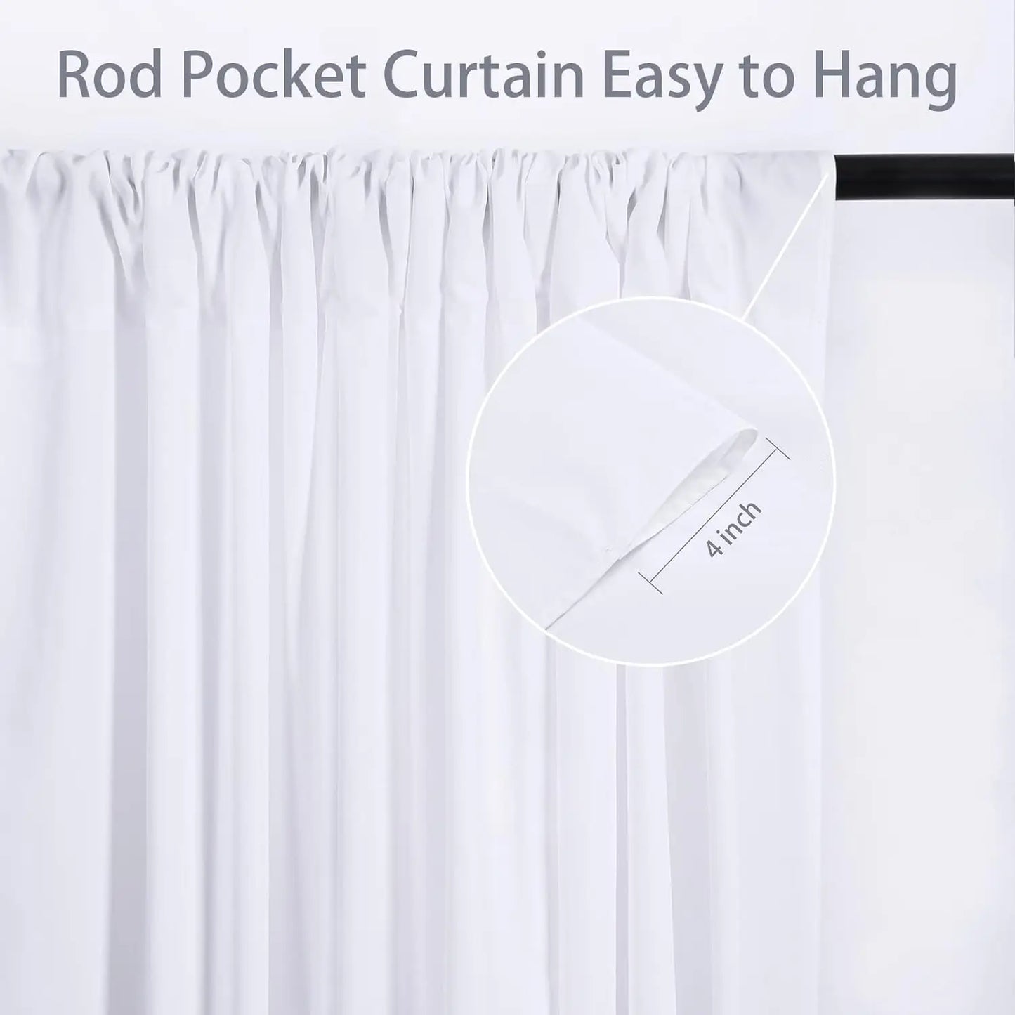 Polyester Backdrop Curtain For Weddings And Parties