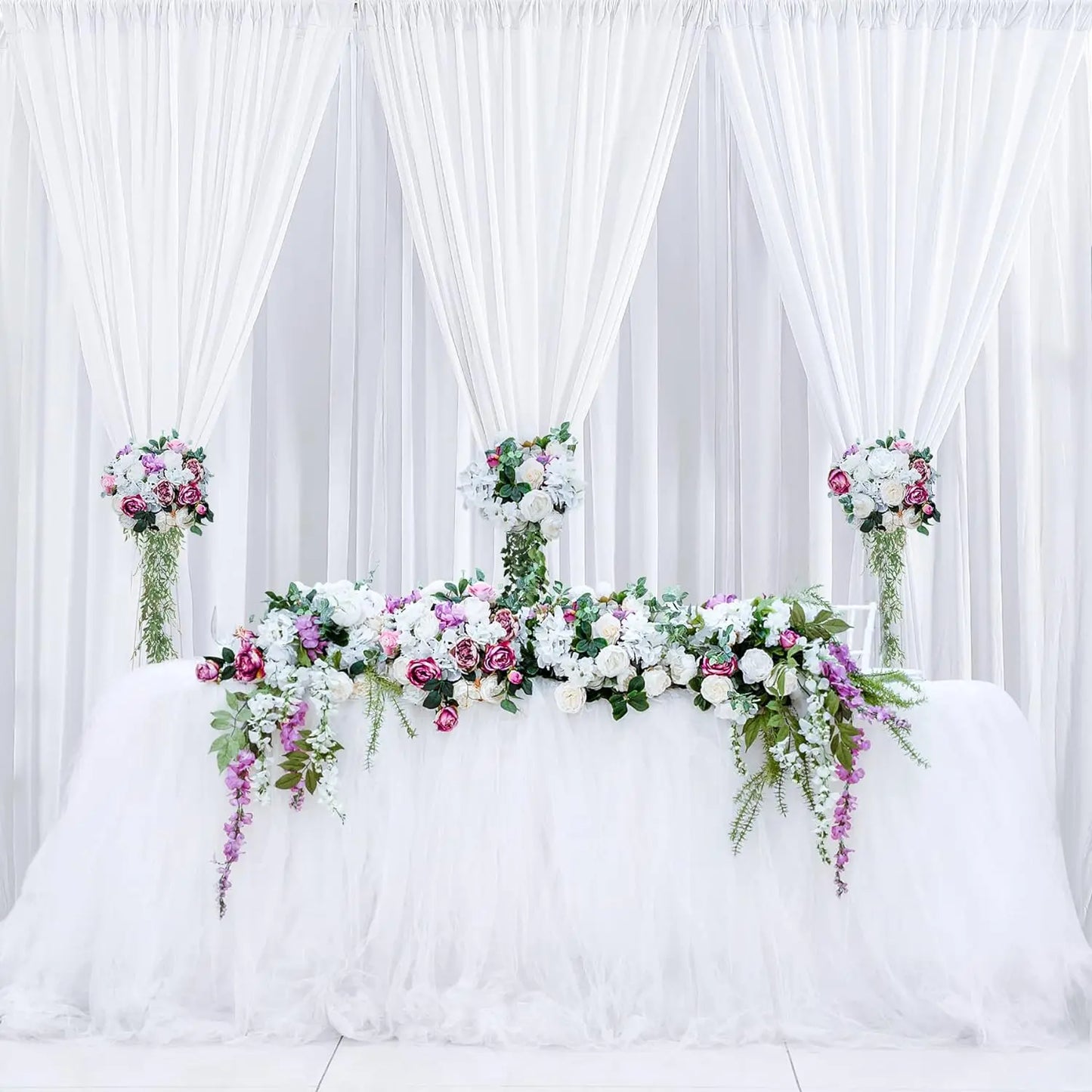 Wrinkle Free Backdrop Curtains For Parties And Weddings
