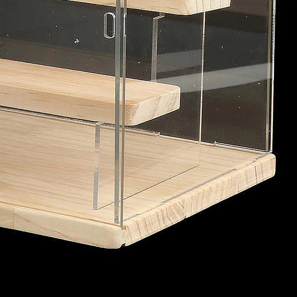 Acrylic Display Countertop Box 4 Stairs Free-standing Storage Rack Clear Doll Blind Box Storage Organizer Holder Children Shelf
