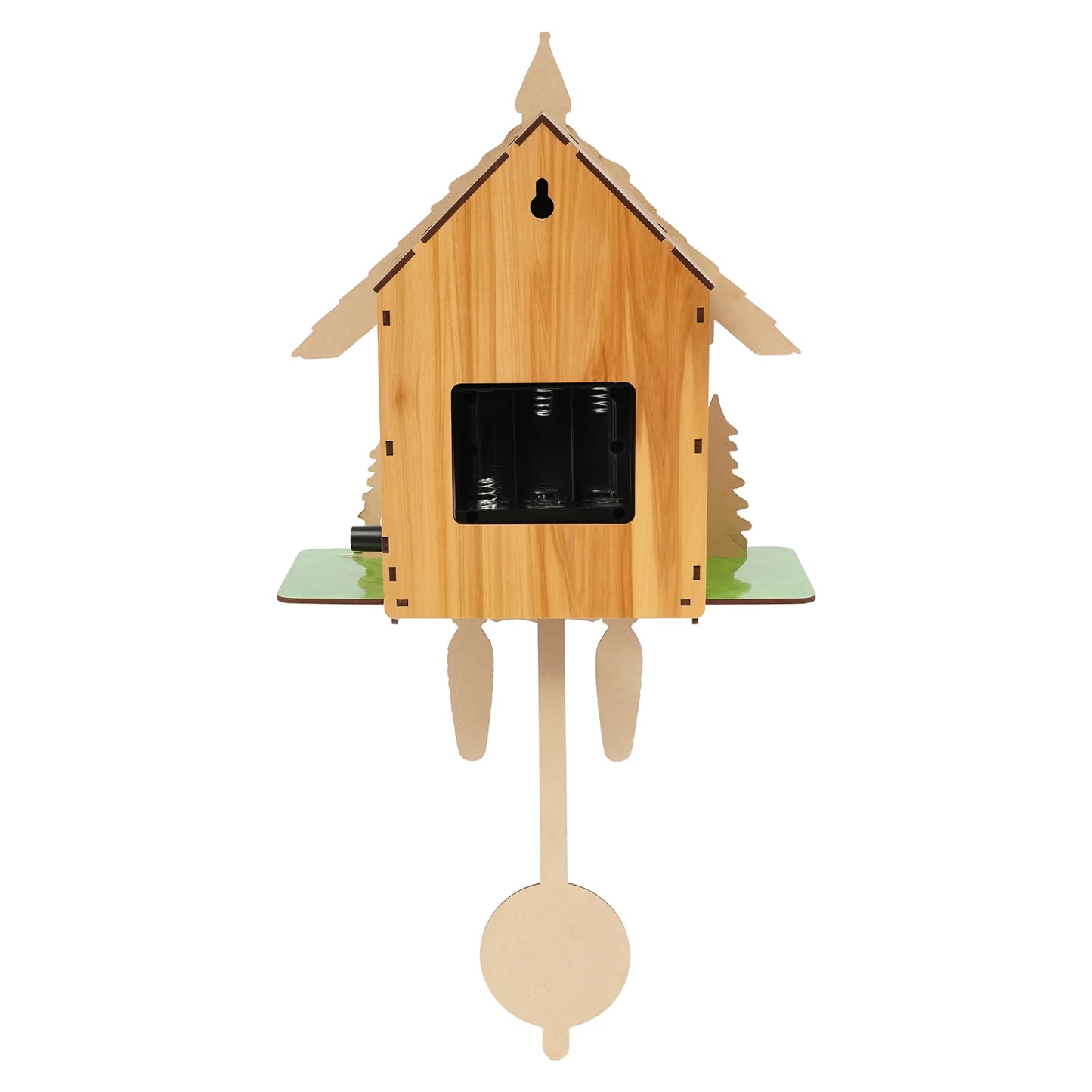 Wood Wall Cuckoo Clock With Chimes And Time Scales