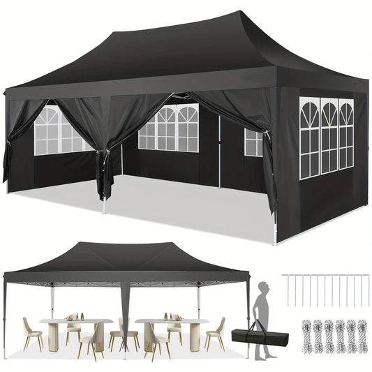 COBIZI Pop Up Canopy Gazebo With Sidewalls UV50 Waterproof Tent