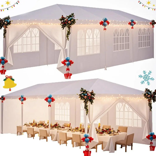 Tooluck Outdoor Party Tent With Removable Sidewalls, Waterproof