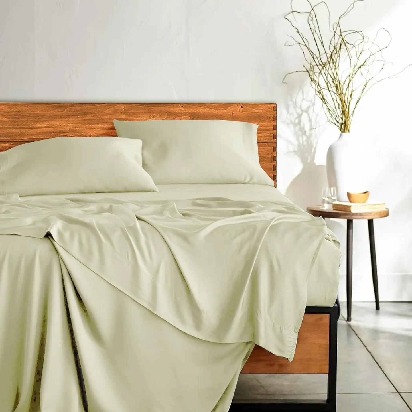 LDC Lux Decor Collection Bamboo Sheet Set 35% Bamboo Viscose 65% Polyester