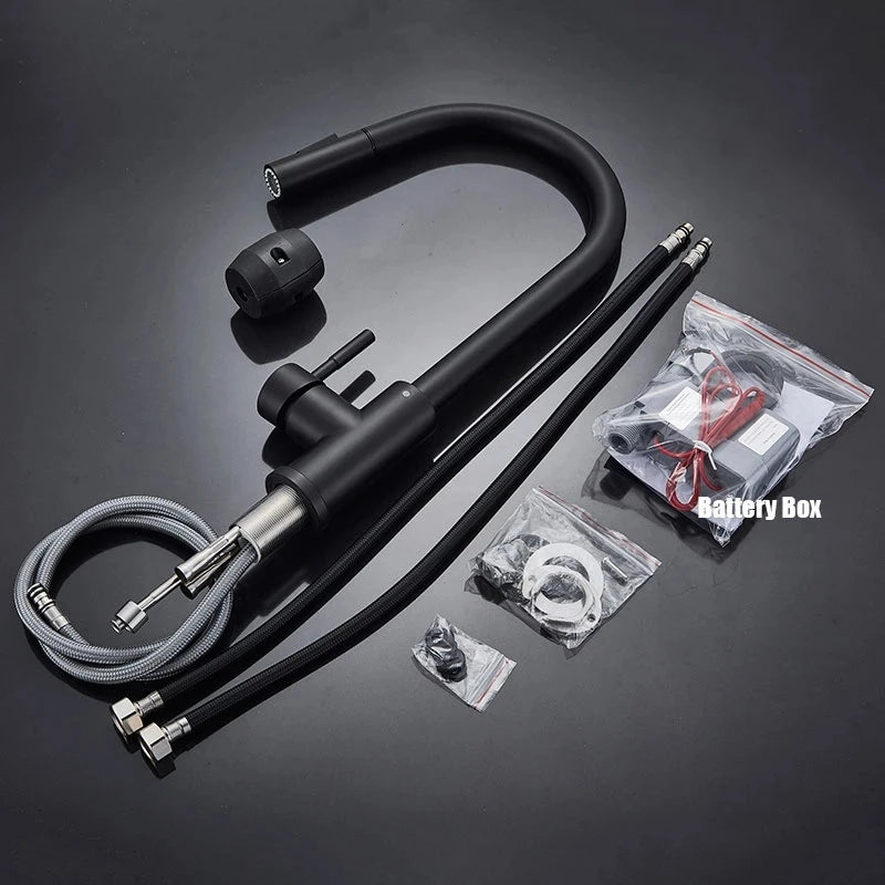 ALENARTWATER Sensor Kitchen Faucet With Pull Out Spray
