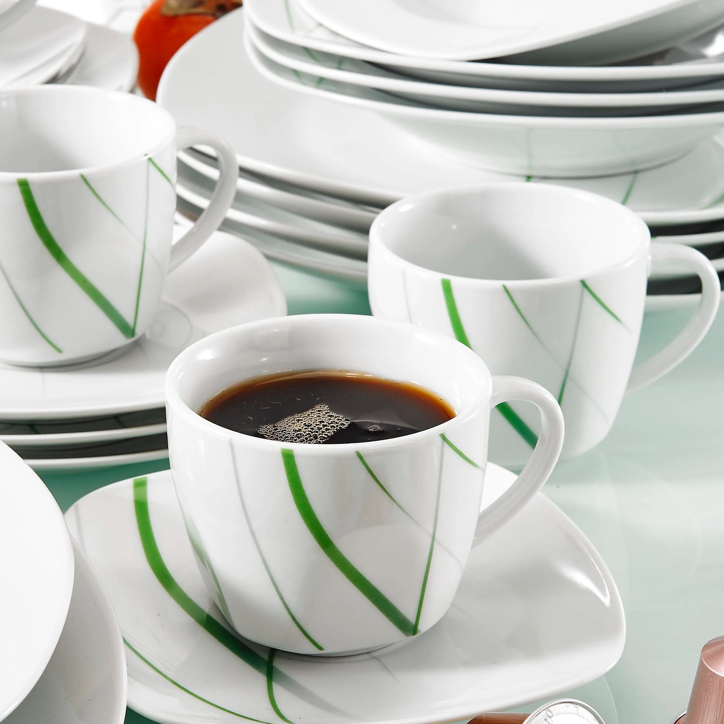 Malacasa Aviva 30-Piece Porcelain Dinnerware Set For Everyday Dining