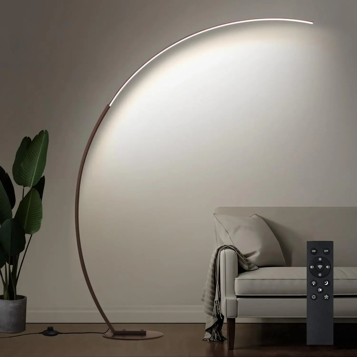 Dimmable LED Floor Lamp With 3 Color Temperatures, 2000LM