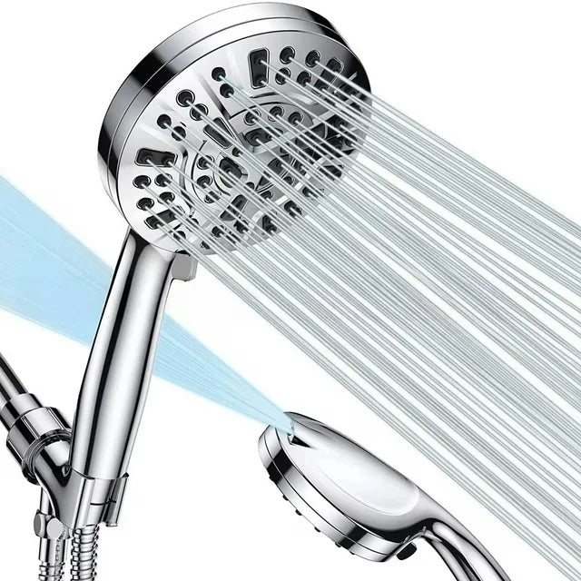 SZRSTH 10 Settings High Pressure Shower Head With Handheld Hose