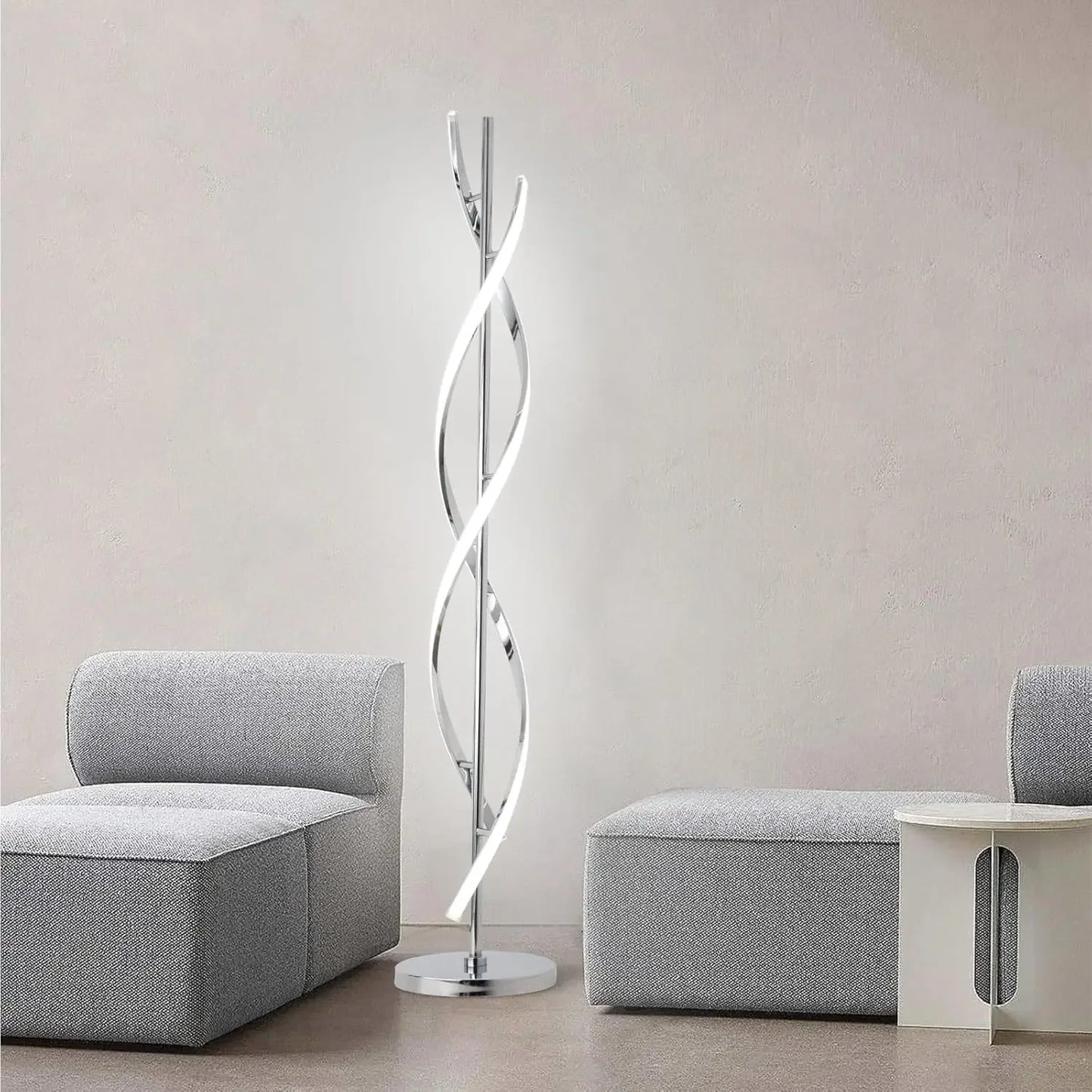 Adisun 40W LED Modern Floor Lamp With Remote Control