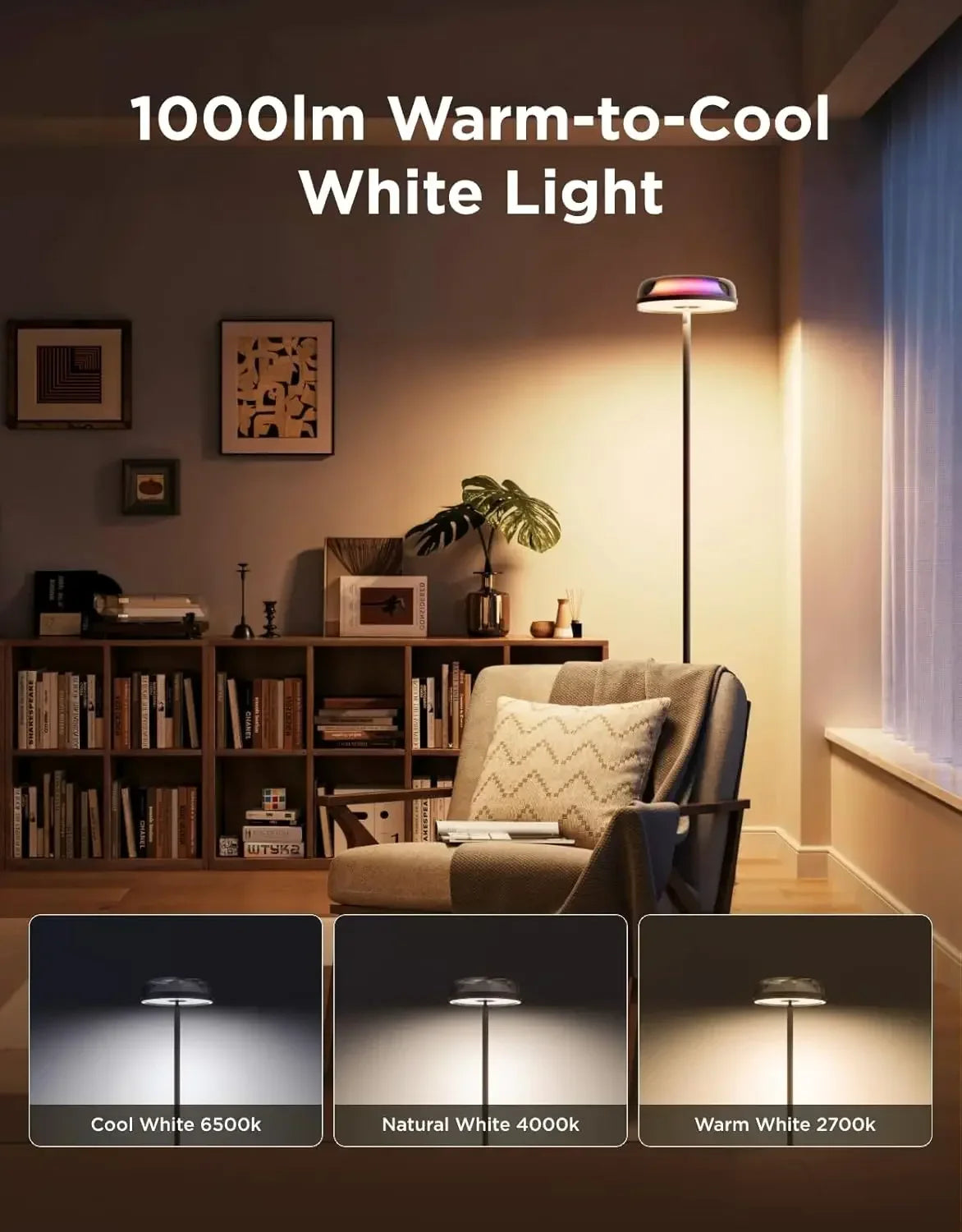 Govee Uplighter Floor Lamp RGBIC Ripple Projector Experience