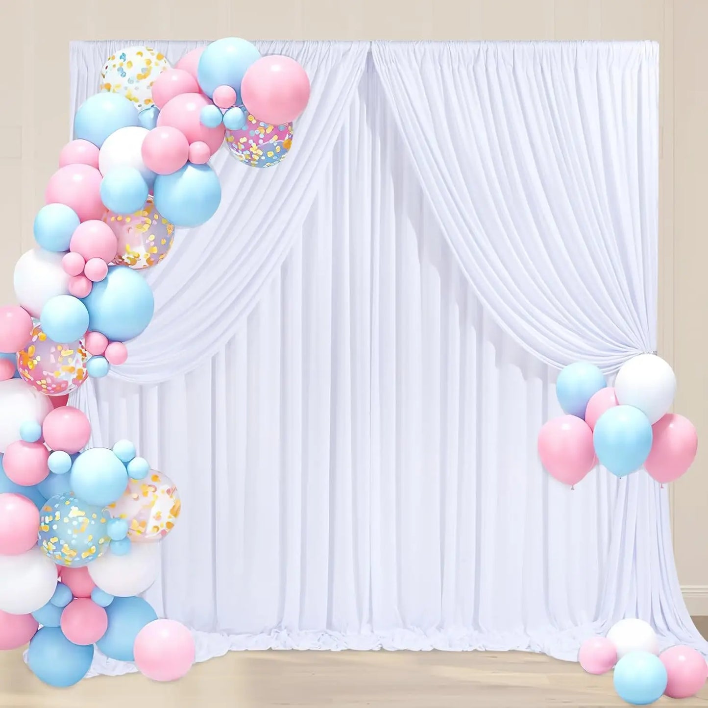 Polyester Backdrop Curtain For Weddings And Parties