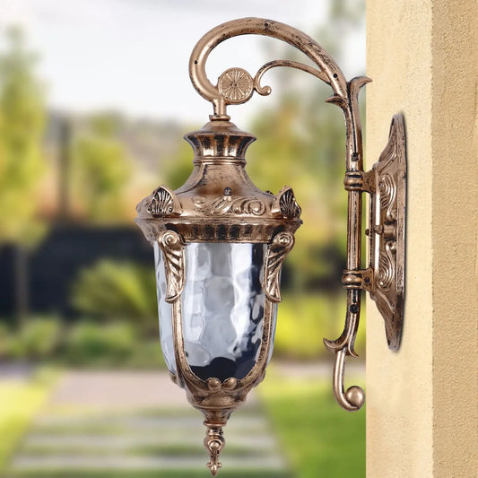 Bymaocar Antique Exterior Waterproof Wall Lantern Lamp Outdoor Porch Light