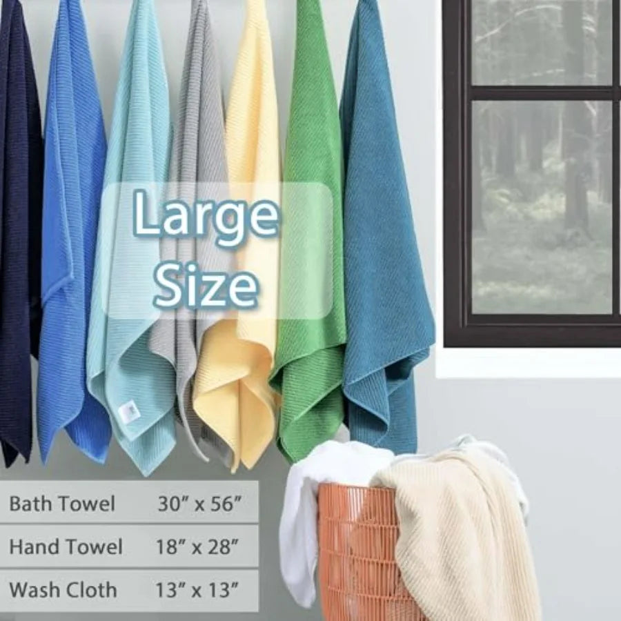 Hotel And Home 100 Cotton Quick Dry Bath Towel Set