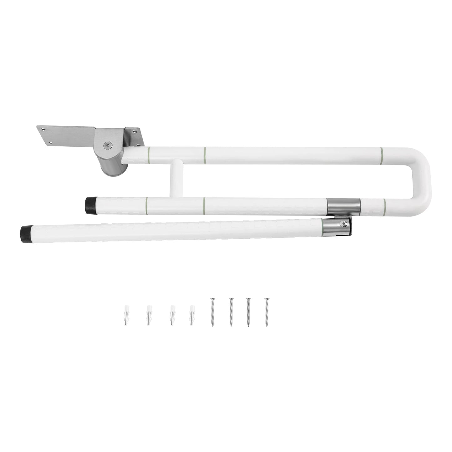 Toilet Grab Bar Foldable Drop Down Non Slip Bathroom Rail