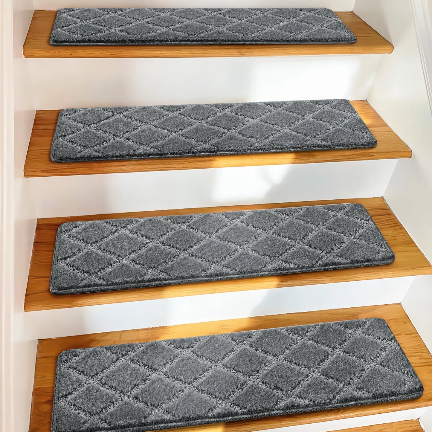 Carpet Stair Treads Non Slip Indoor Protectors Washable Reusable