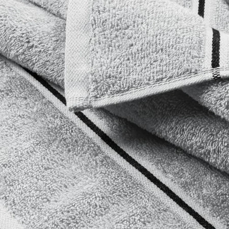 Ultra Soft Bamboo Towel Set Six-Piece Bath Hand Washcloths
