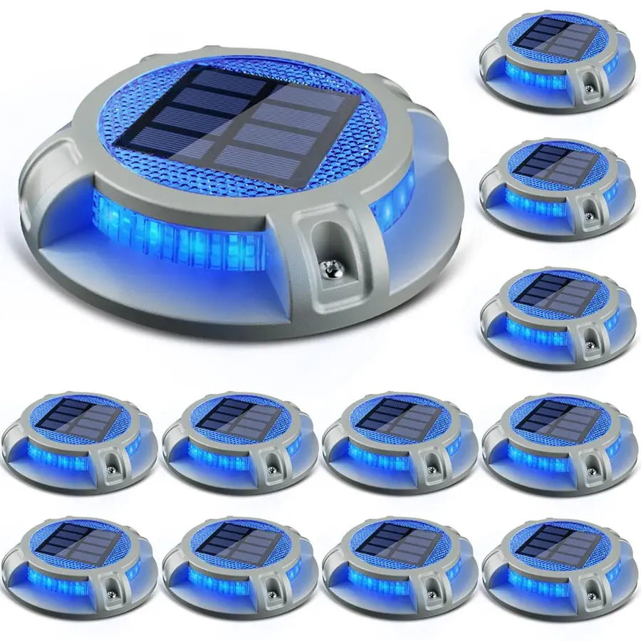 Solar Driveway Lights 4 Modes 40 LEDs Waterproof Outdoor Pathway