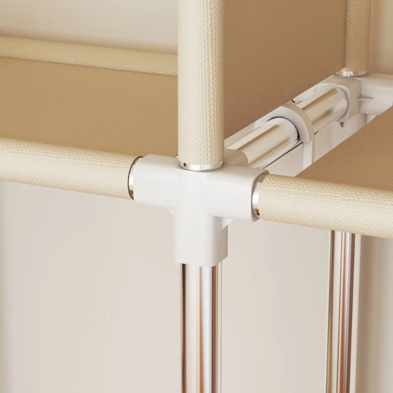 ArluKin Walk-In Closet With Drawers And Dust Cover