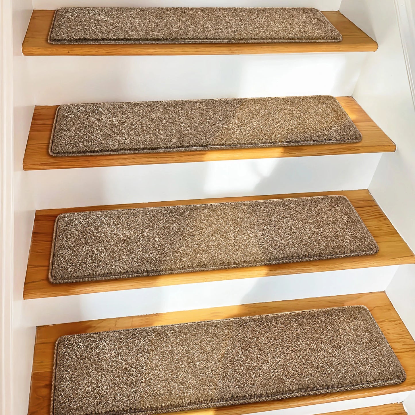 Carpet Stair Treads Non Slip Indoor Protectors Washable Reusable