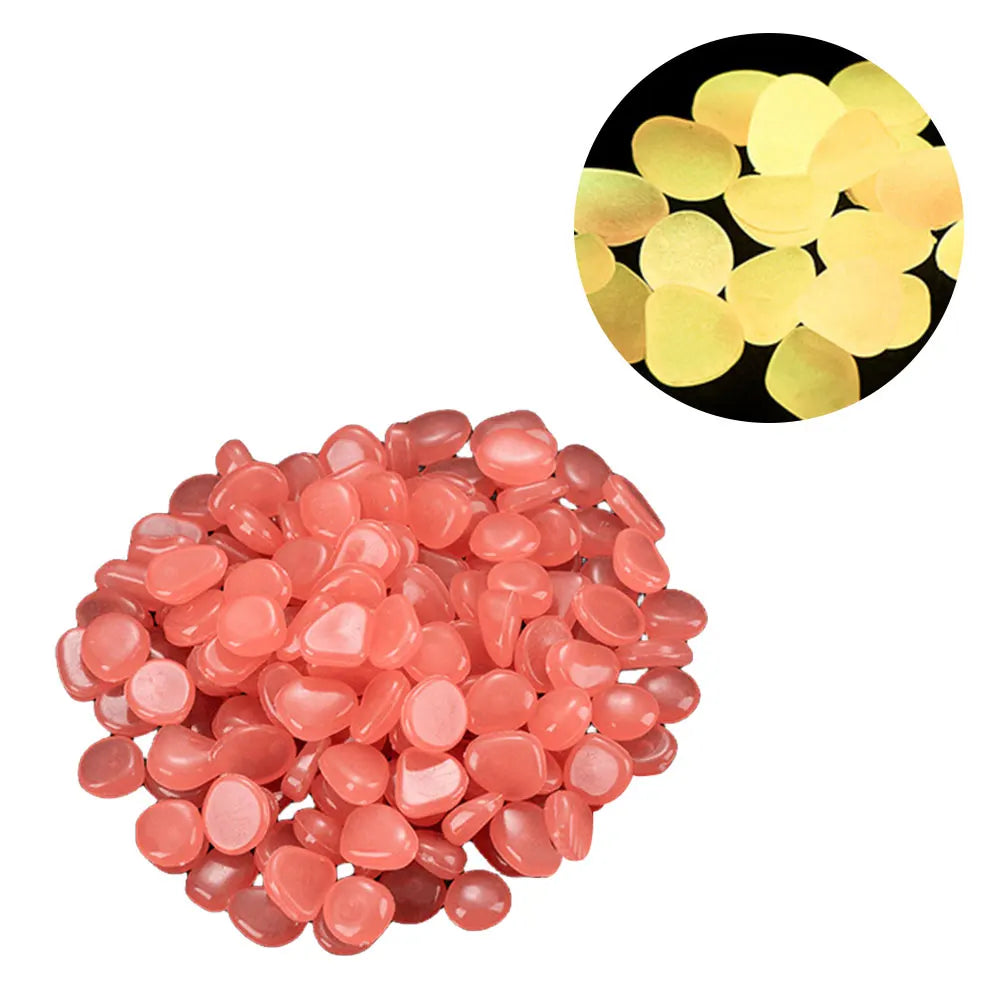 APWIKOGER Glow In The Dark Garden Pebbles For Walkways