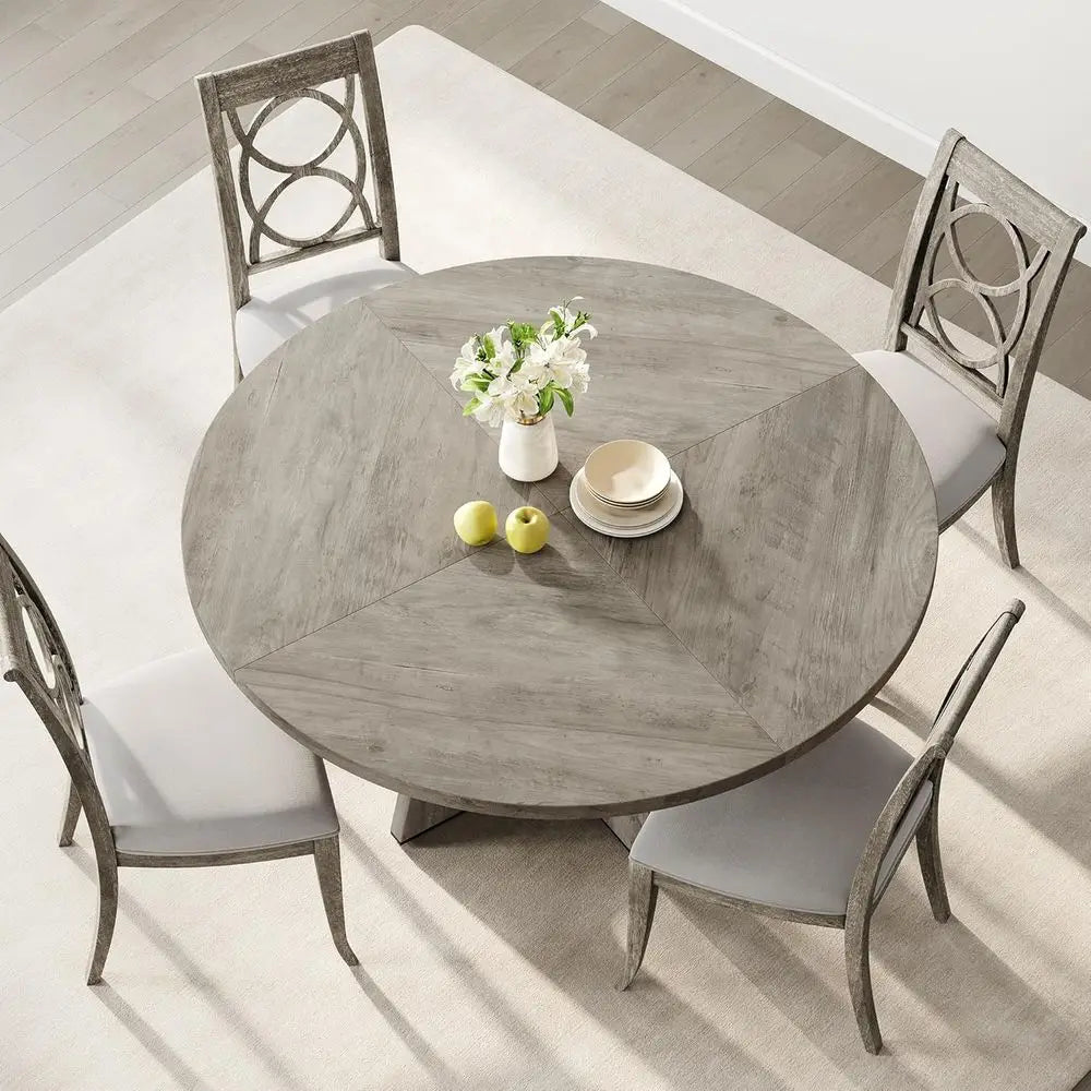 Wooden Top Dining Table Set For Home Living Room Modern