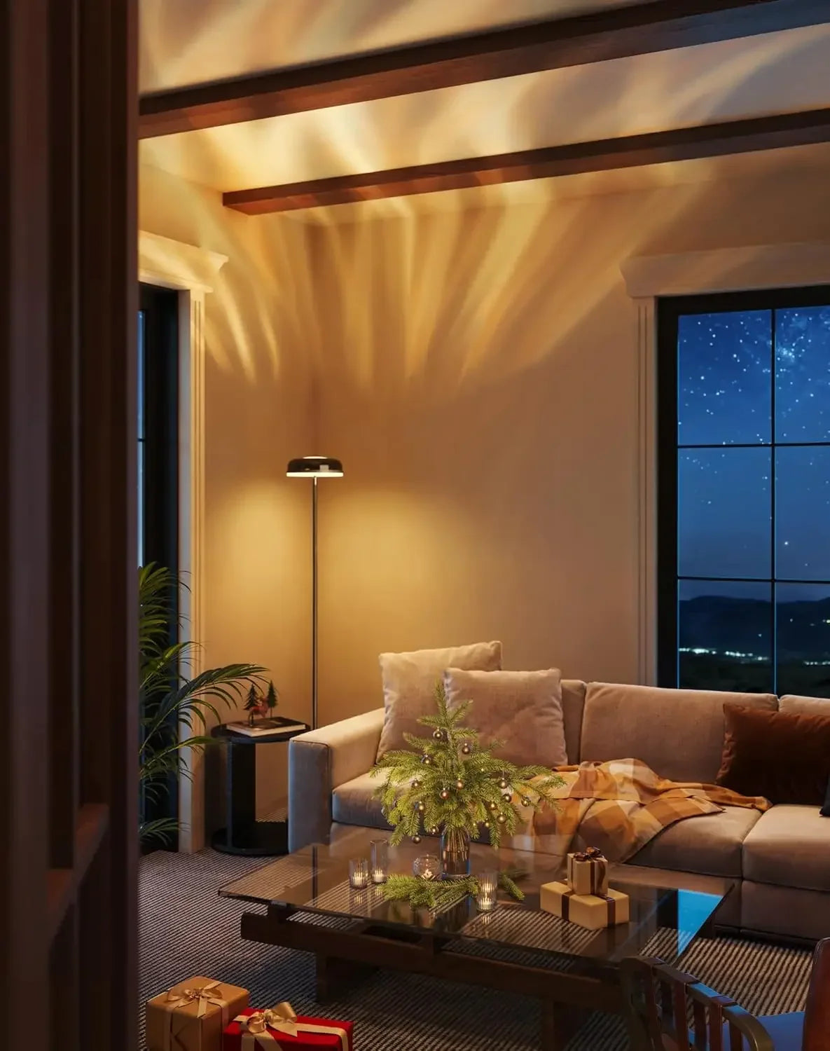 Govee Uplighter Floor Lamp RGBIC Ripple Projector Experience