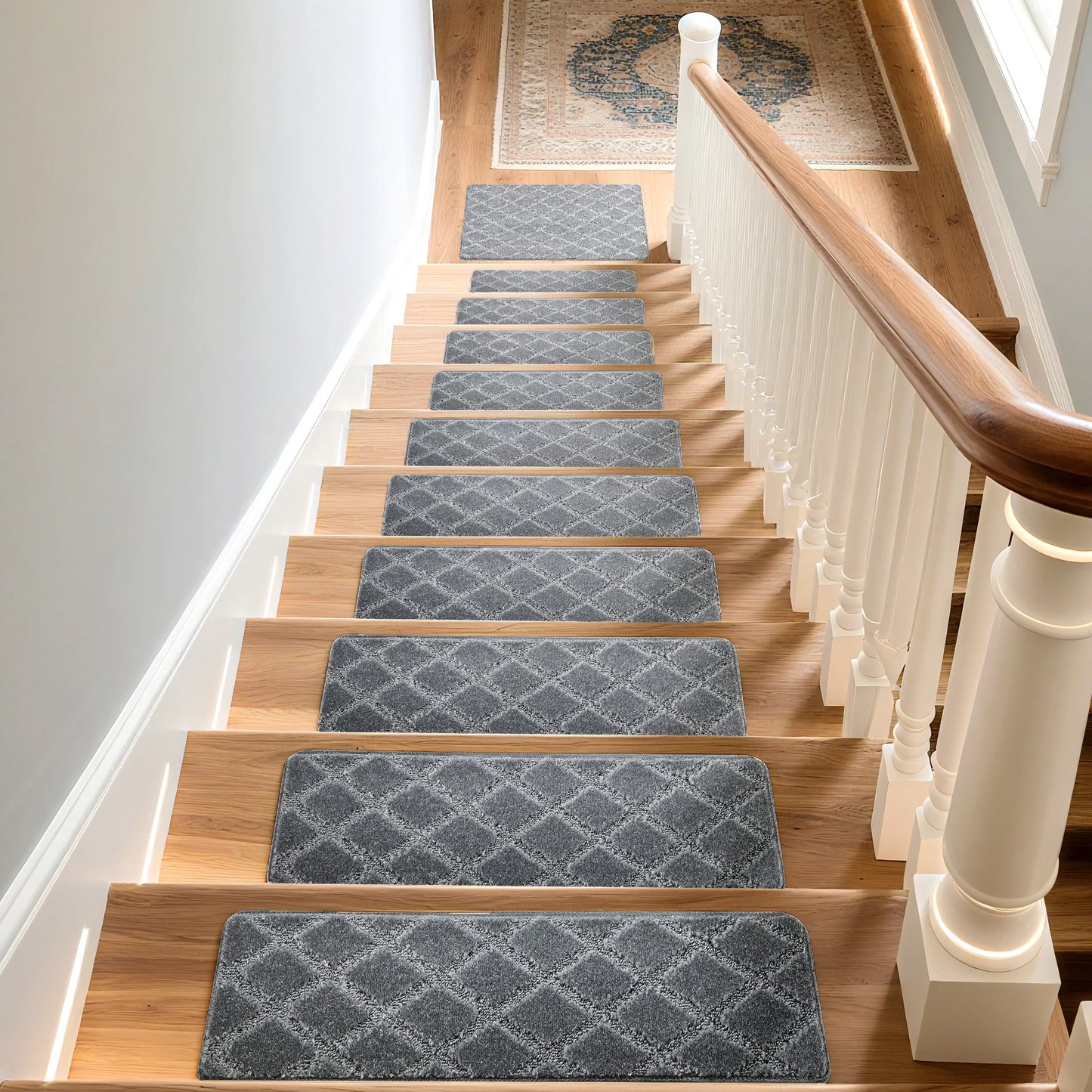 Carpet Stair Treads Non Slip Indoor Protectors Washable Reusable