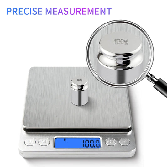 Digital Jewelry Scale 3kg 0.1g Portable Kitchen Scale