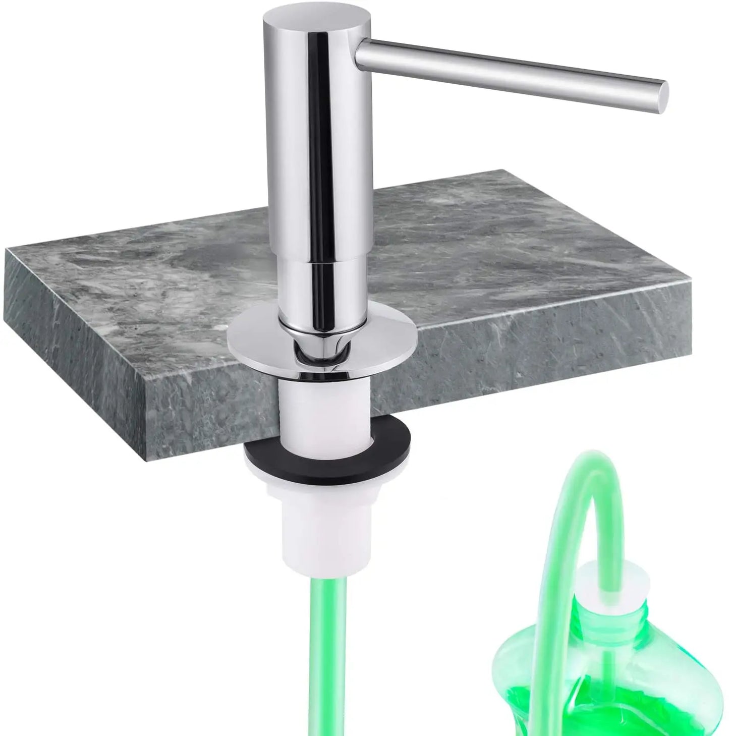 Samodra Liquid Soap Dispenser With Brass Pump And Extension Tube