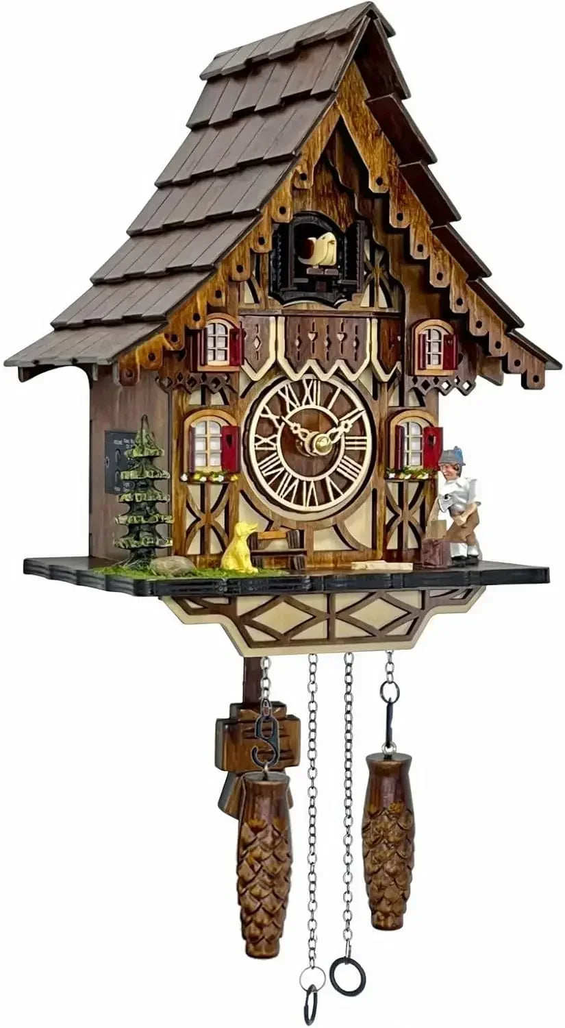 Wall Art Cuckoo Clock With 12 Melodies Night Mode Classic