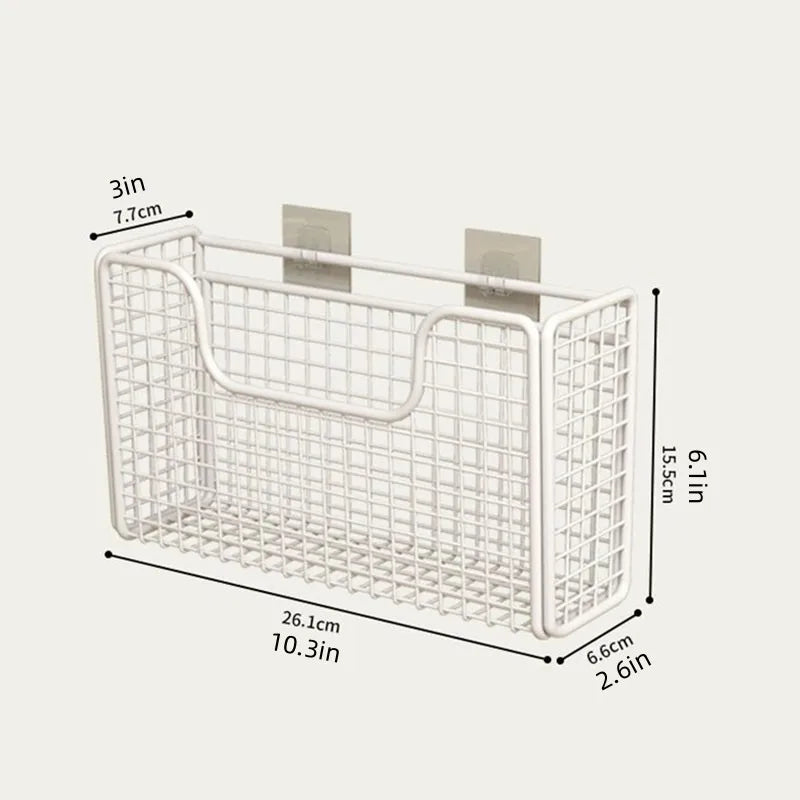 Punch-Free Kitchen Cabinet Door Rack Wall Mount Organizer
