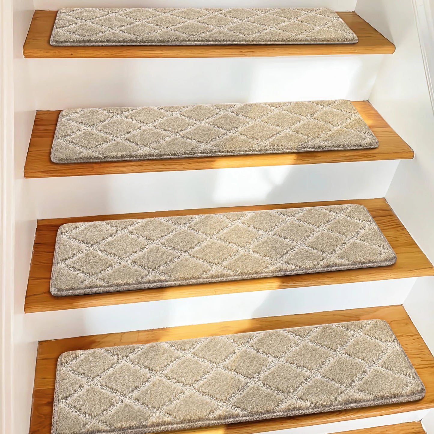 Carpet Stair Treads Non Slip Indoor Protectors Washable Reusable