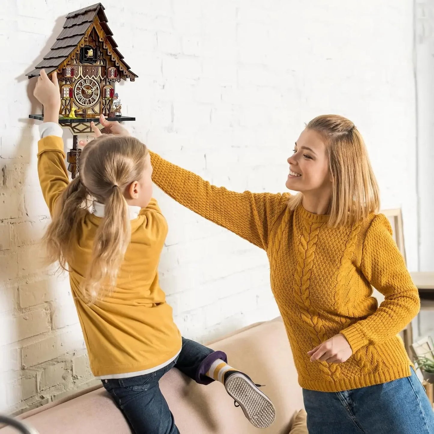 Black Forest Cuckoo Clock Wall Art With 12 Melodies