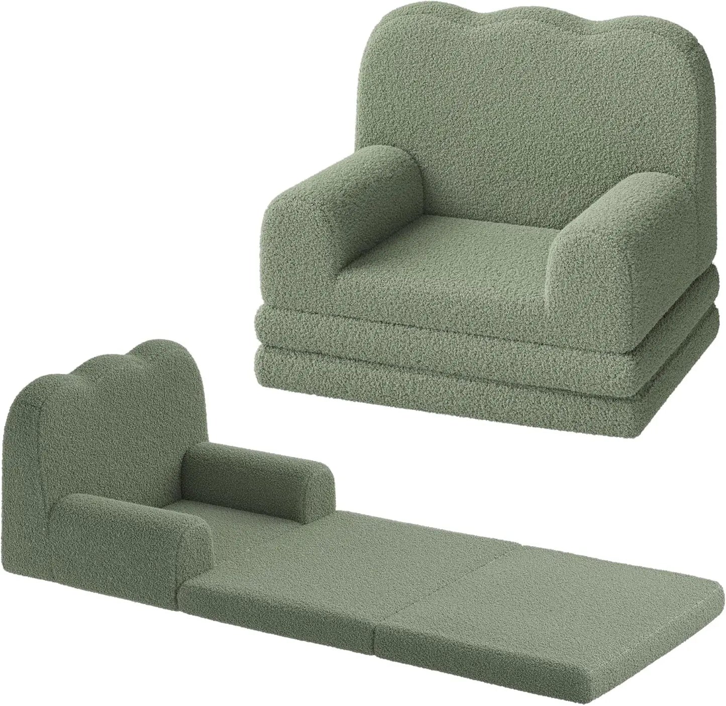 Studyset Kids Sofa Chair 2-In-1 Convertible Toddler Couch