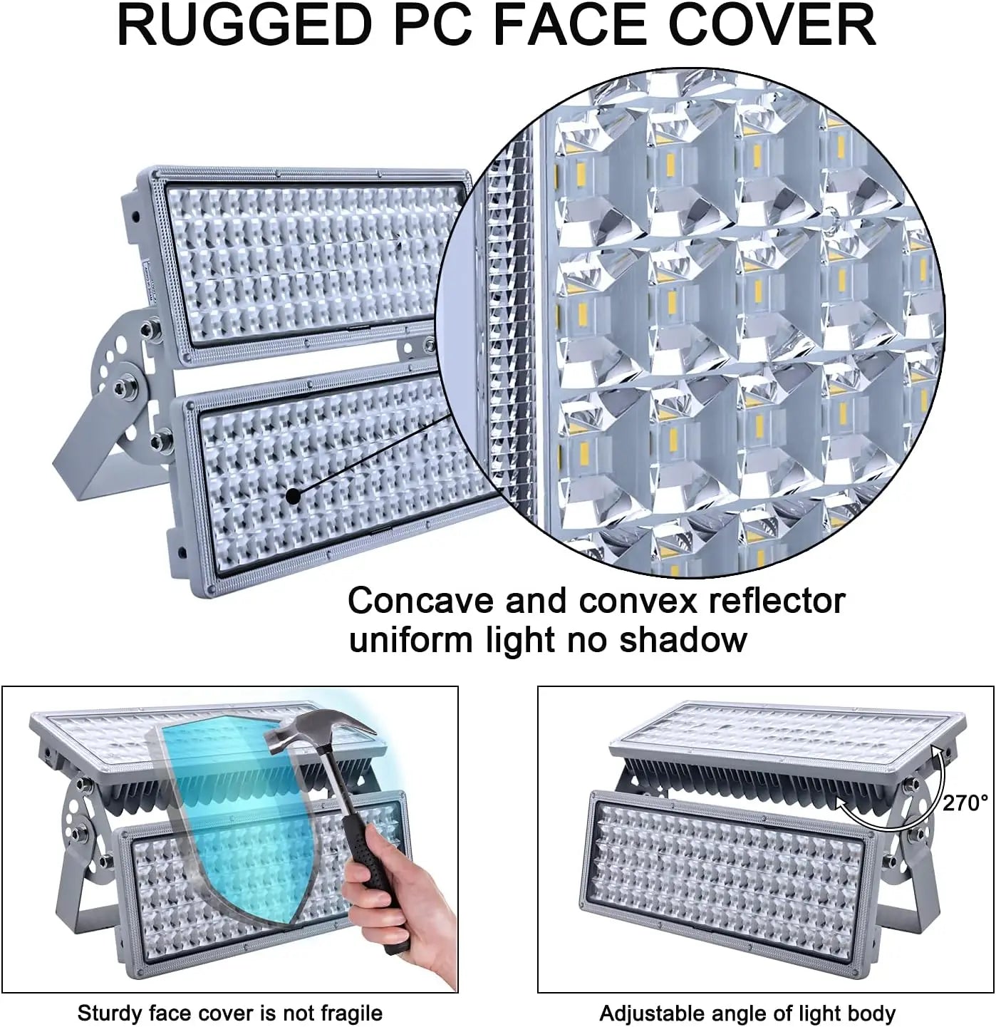 200W LED Flood Light IP67 Outdoor Stadium Lighting
