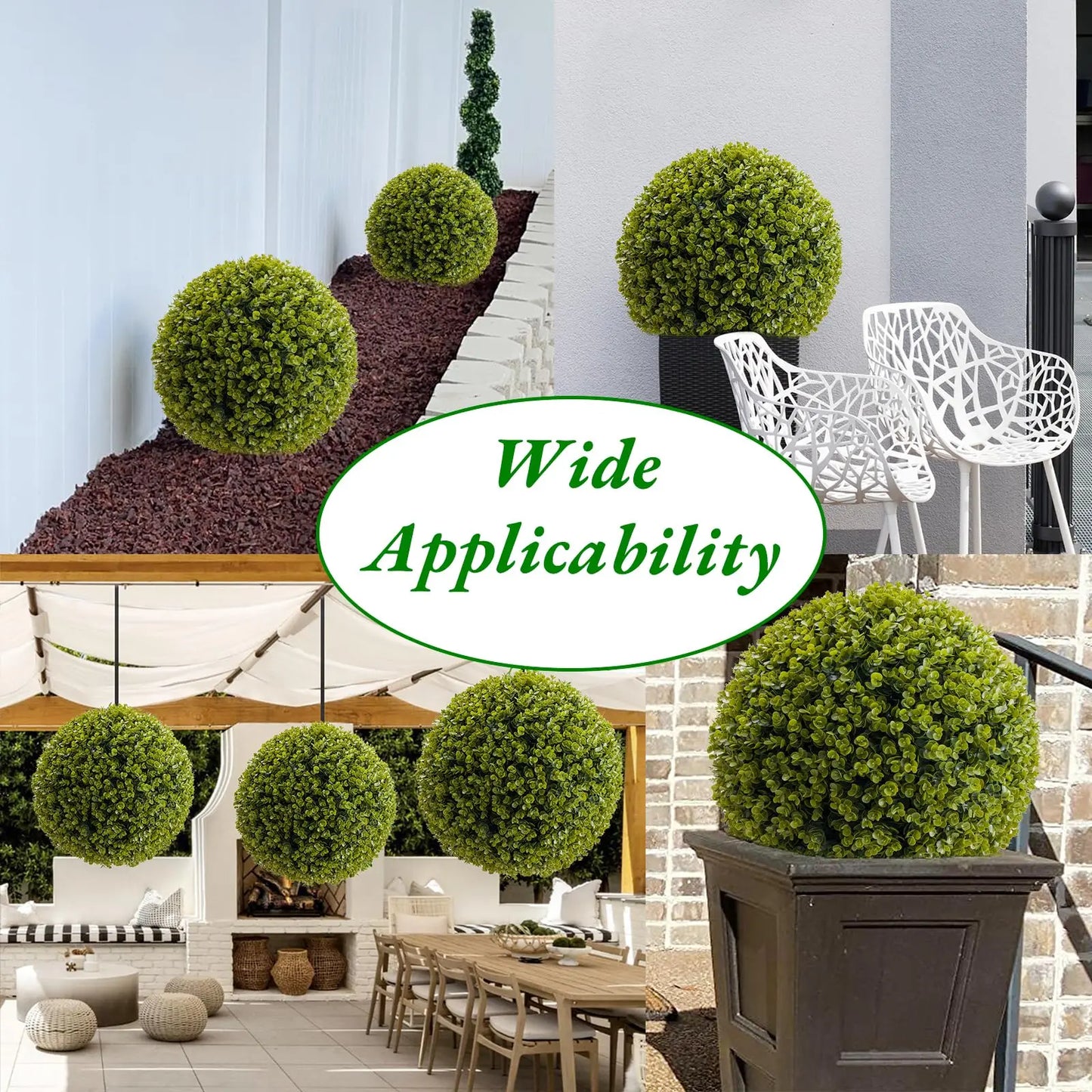 Studyset Outdoor Topiary Balls Set For Weddings And Home Decor