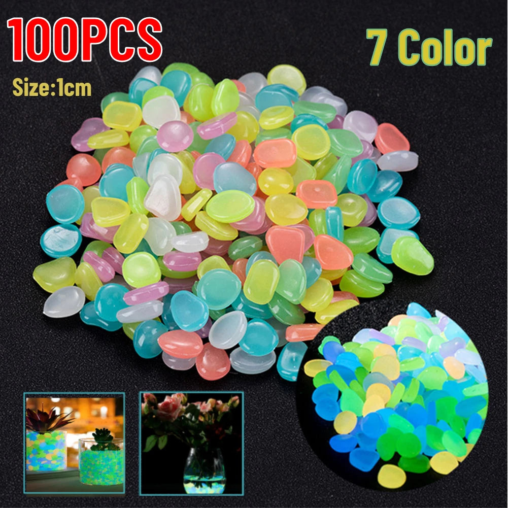APWIKOGER Glow In The Dark Garden Pebbles For Walkways