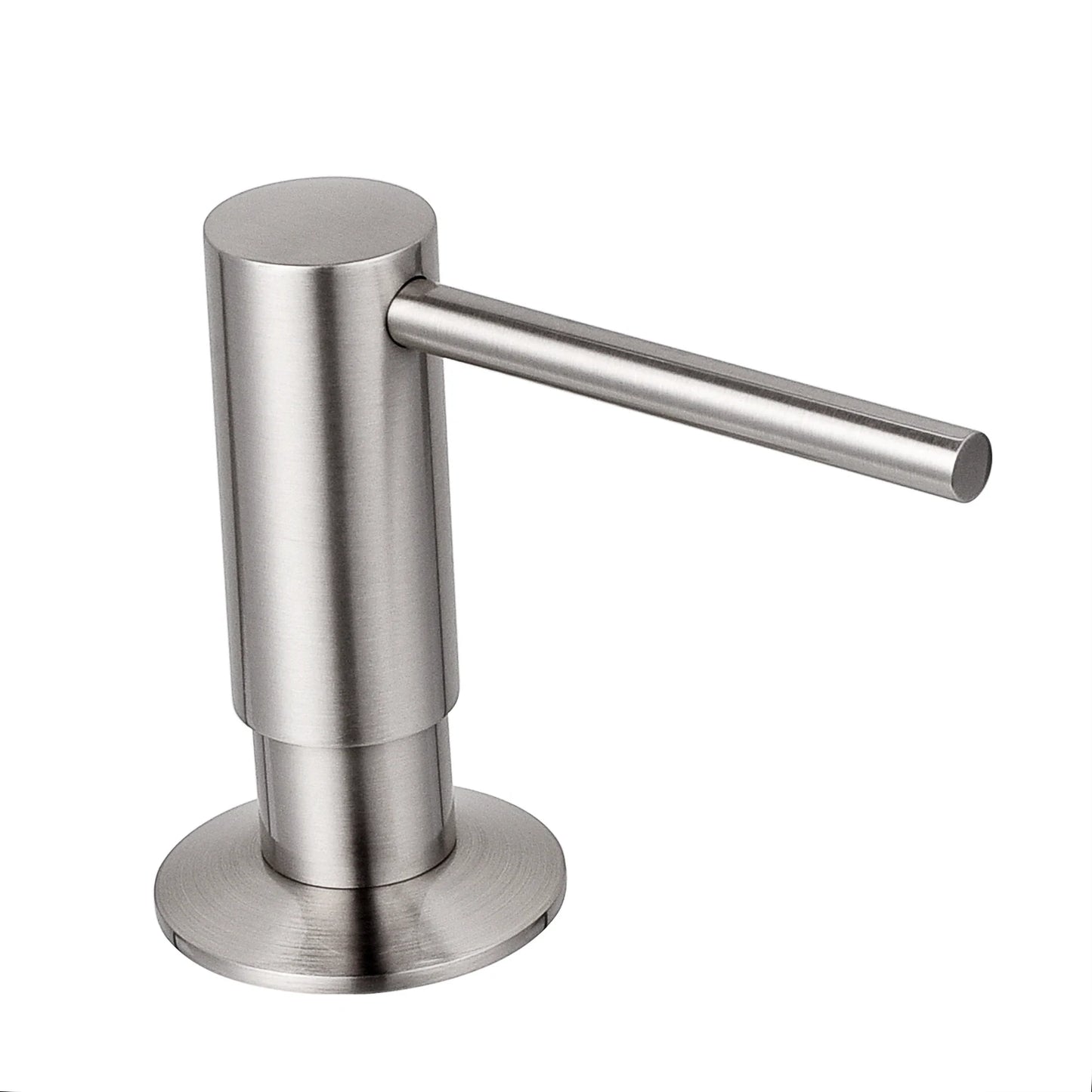 Samodra Black Liquid Soap Dispenser With Brass Pump Head