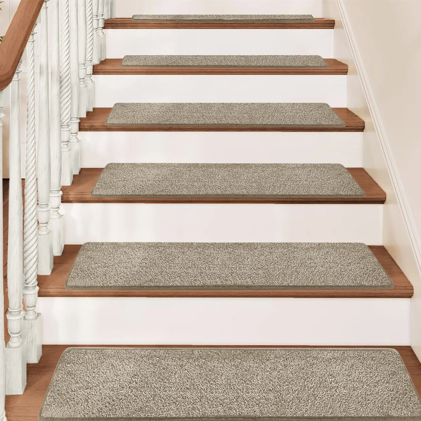 Carpet Stair Treads Non Slip Indoor Protectors Washable Reusable