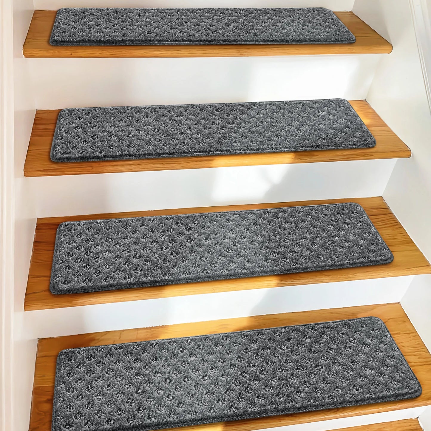 Carpet Stair Treads Non Slip Indoor Protectors Washable Reusable