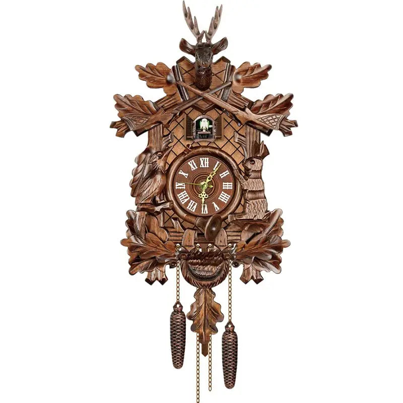 Black Forest Cuckoo Wall Clock, Traditional German Style