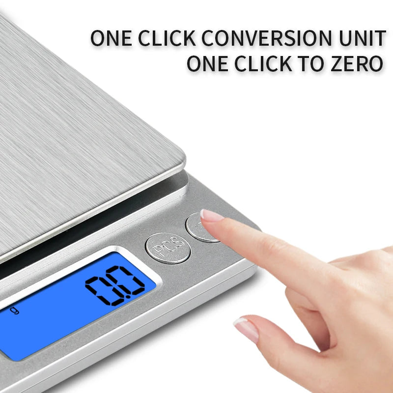 Digital Jewelry Scale 3kg 0.1g Portable Kitchen Scale