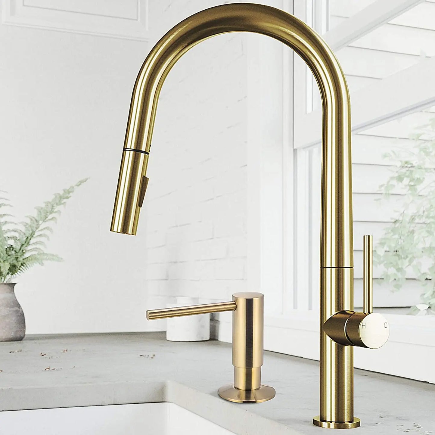 Samodra Liquid Soap Dispenser With Brass Pump And Extension Tube