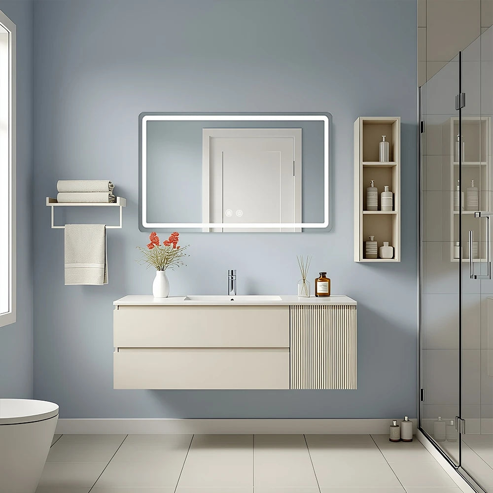 Mygiivovo LED Bathroom Vanity Mirror With Backlit Fogless Demister