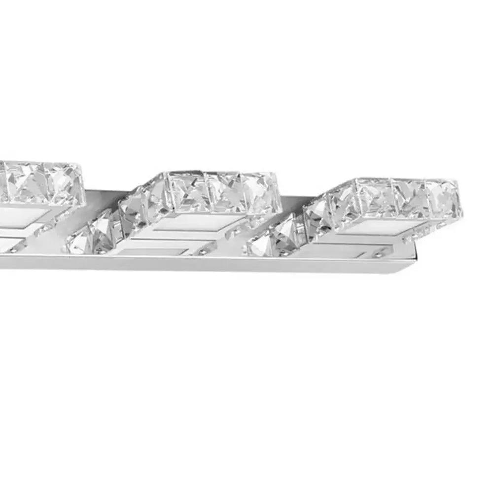 Bymaocar LED Bathroom Mirror Light Modern Crystal Wall Lamp