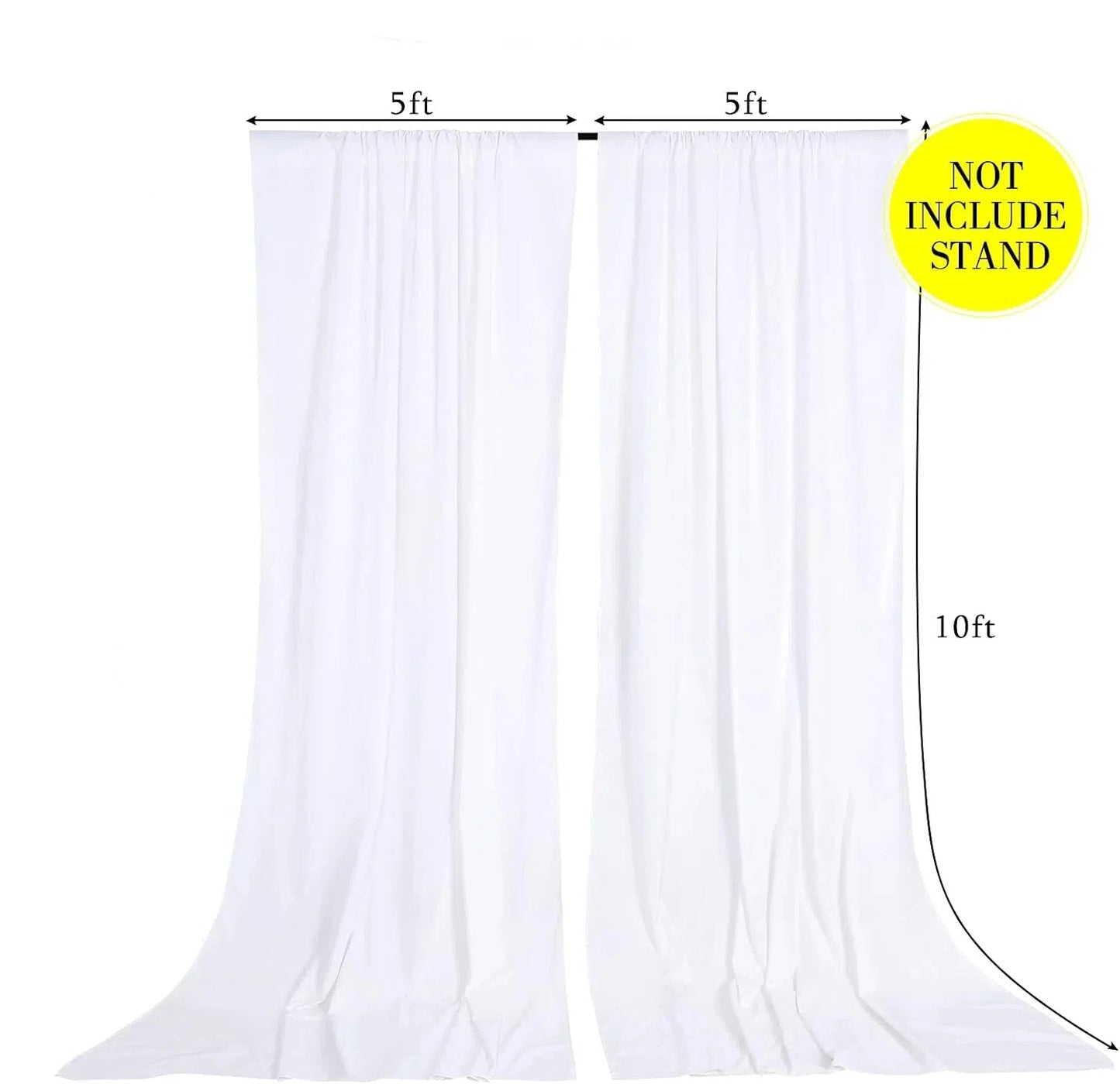 Polyester Backdrop Curtain For Weddings And Parties