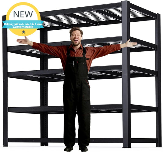 Heavy Duty Metal Shelving Unit 5 Tier Adjustable Storage Rack