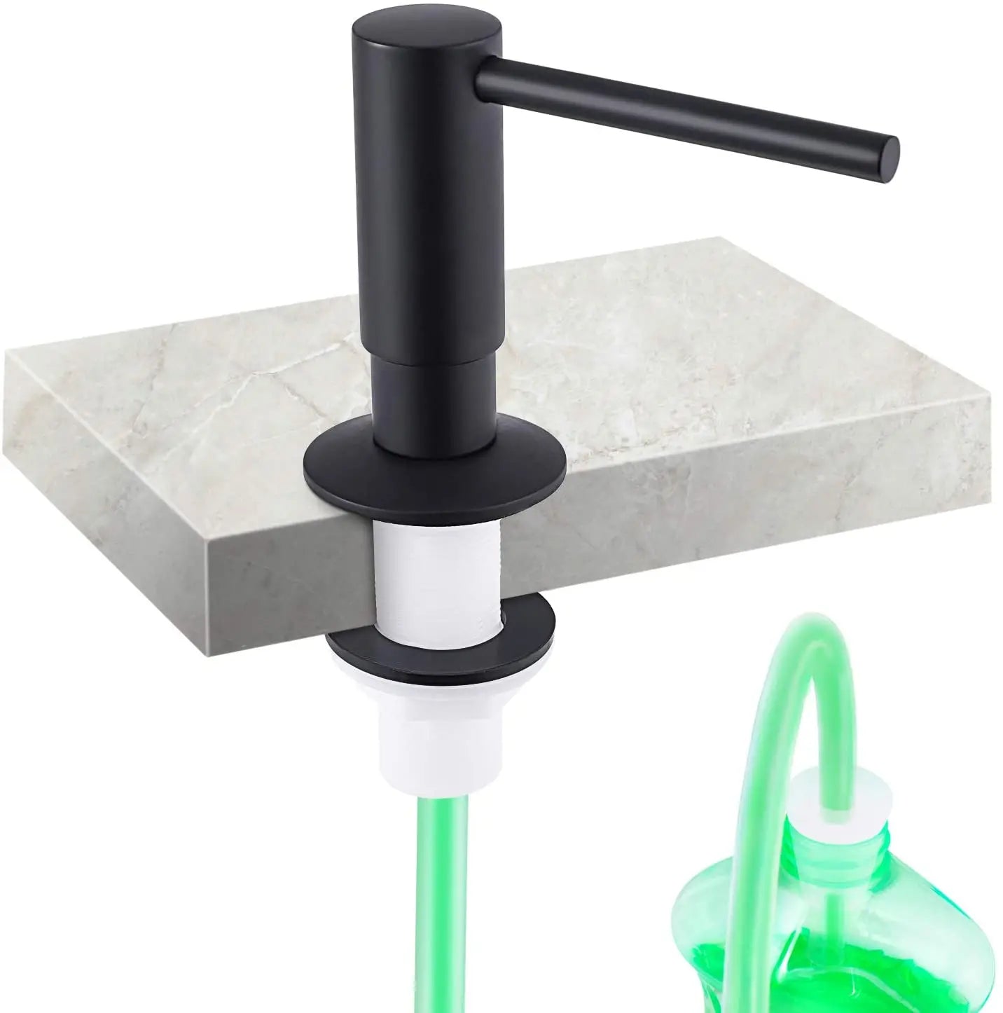 Samodra Liquid Soap Dispenser With Brass Pump And Extension Tube