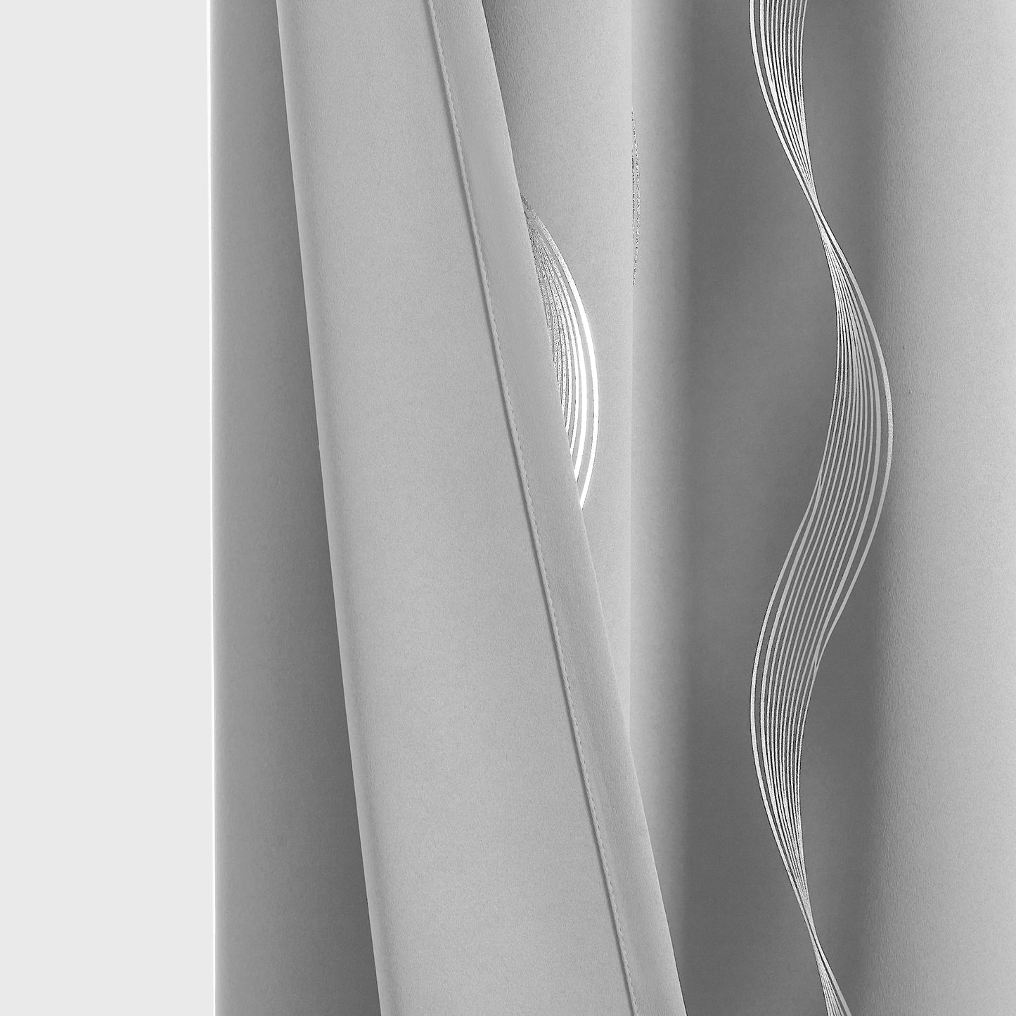 4 Piece Blackout Curtains With Grommet Thermal Insulated Bedroom