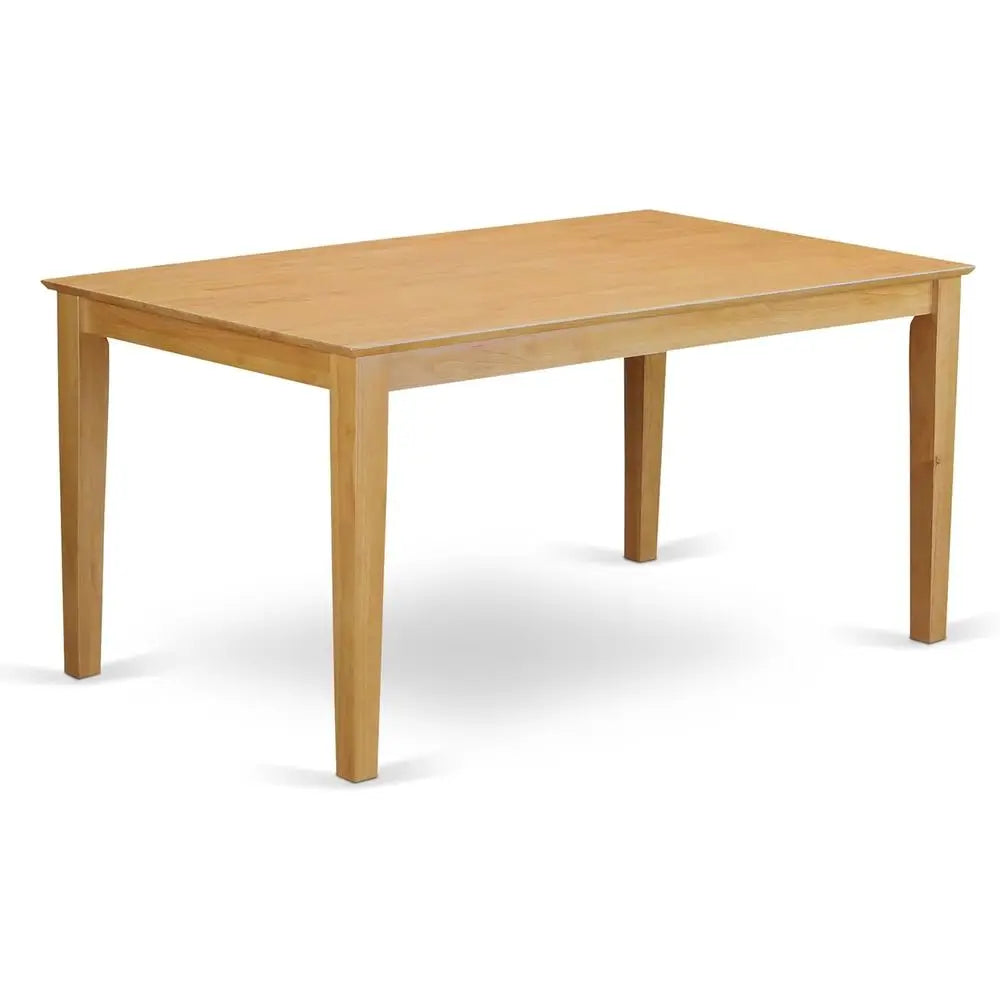 Oak Dining Table Set With Six Chairs Premium Solid Wood