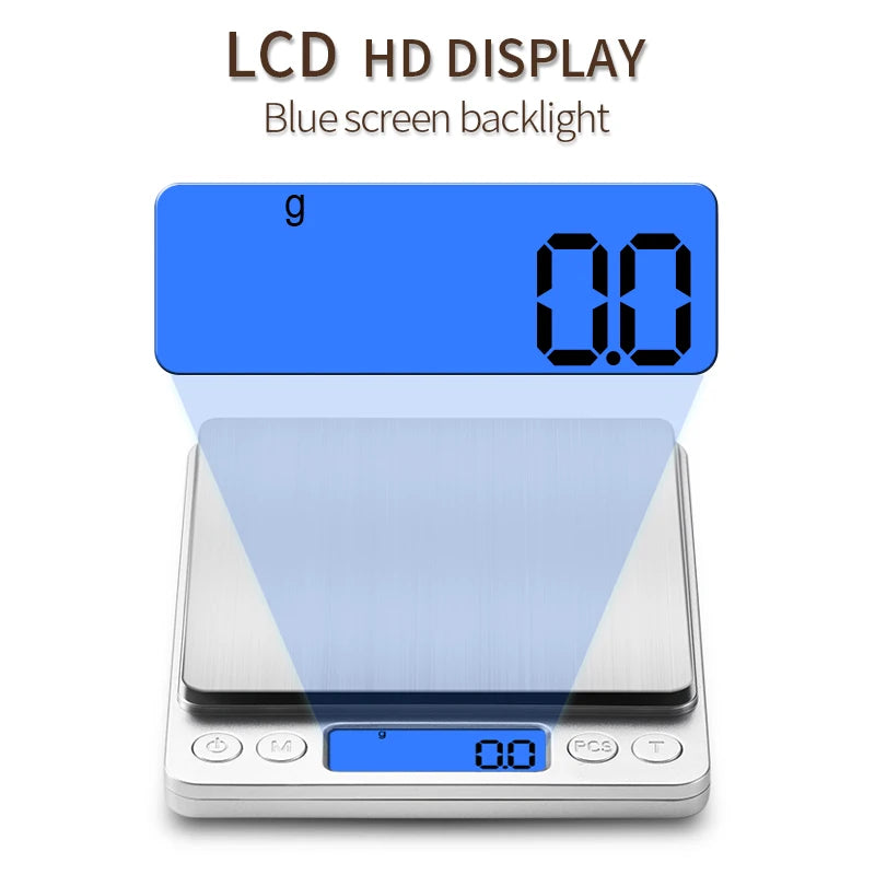 Digital Jewelry Scale 3kg 0.1g Portable Kitchen Scale